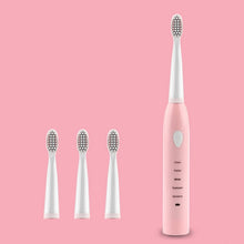 Load image into Gallery viewer, Powerful Ultrasonic Sonic Electric Toothbrush USB Charge Rechargeable Tooth Brushes Washable Electronic Whitening Teeth Brush