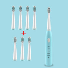 Load image into Gallery viewer, Powerful Ultrasonic Sonic Electric Toothbrush USB Charge Rechargeable Tooth Brushes Washable Electronic Whitening Teeth Brush
