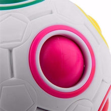 Load image into Gallery viewer, 1pcs Strange-shape Magic Cube Toy Desk Toy Anti Stress Rainbow Ball Football Puzzles Stress Reliever