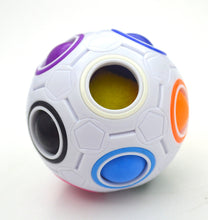 Load image into Gallery viewer, 1pcs Strange-shape Magic Cube Toy Desk Toy Anti Stress Rainbow Ball Football Puzzles Stress Reliever