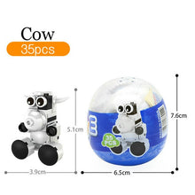 Load image into Gallery viewer, Animal Egg Twisting Series Dog Rooster Rhinoceros Dinosaur Tiger and Rabbit Assembly Building Block Children&#39;s Toys