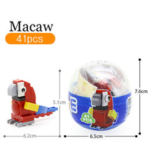 Load image into Gallery viewer, Animal Egg Twisting Series Dog Rooster Rhinoceros Dinosaur Tiger and Rabbit Assembly Building Block Children&#39;s Toys