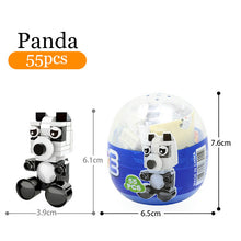 Load image into Gallery viewer, Animal Egg Twisting Series Dog Rooster Rhinoceros Dinosaur Tiger and Rabbit Assembly Building Block Children&#39;s Toys